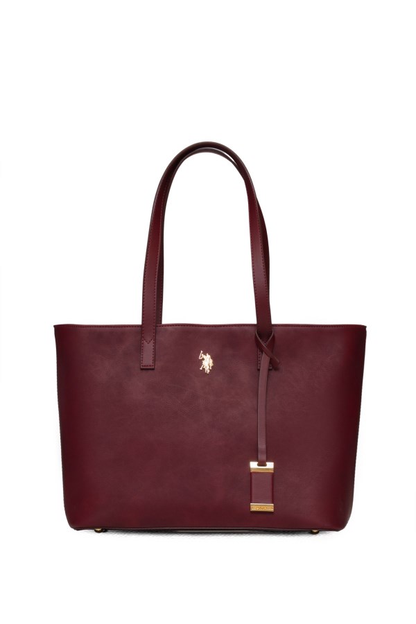 U.S. POLO ASSN. BORDO KADIN OMUZ ÇANTASI