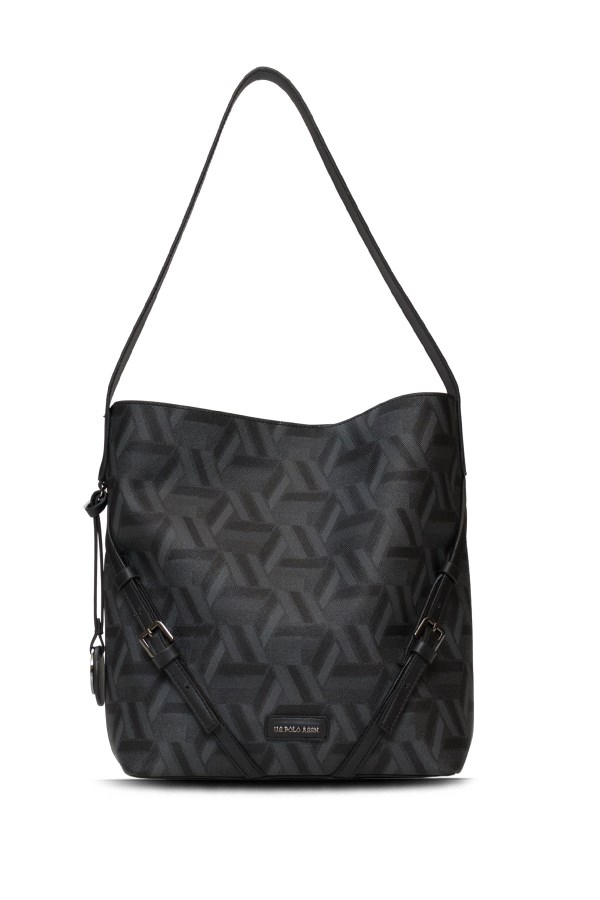 U.S. POLO ASSN. SİYAH KADIN OMUZ ÇANTASI