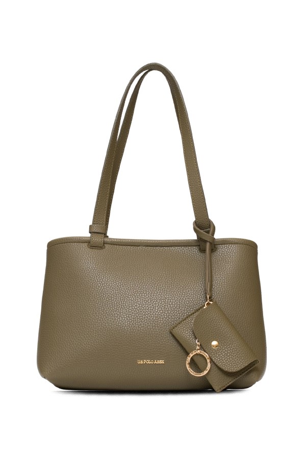 U.S. POLO ASSN. HAKİ KADIN OMUZ ÇANTASI