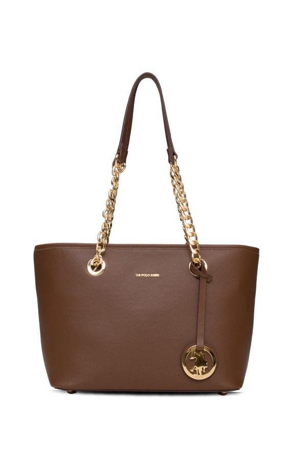 U.S. POLO ASSN. KAHVERENGİ KADIN OMUZ ÇANTASI