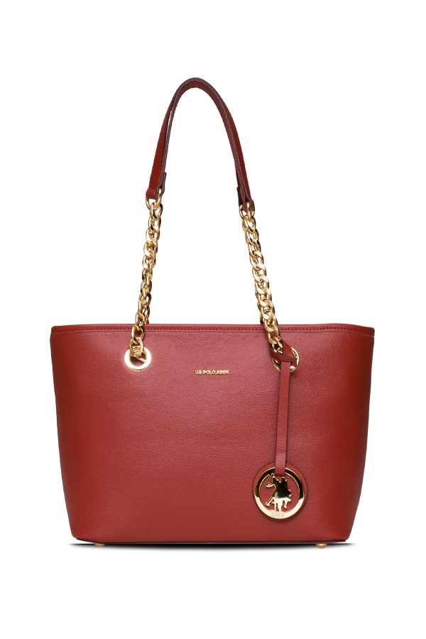 U.S. POLO ASSN. KİREMİT KADIN OMUZ ÇANTASI