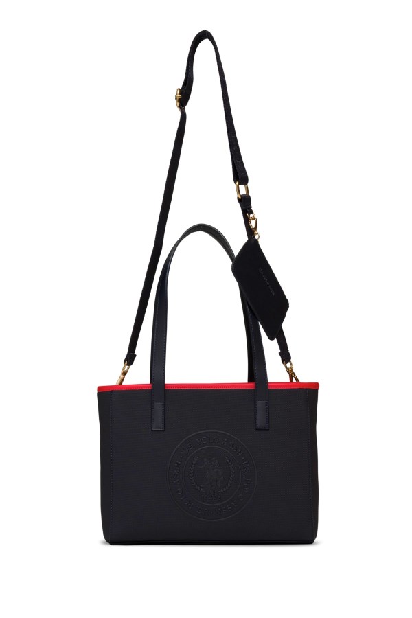 U.S. POLO ASSN. LACİVERT KADIN OMUZ ÇANTASI