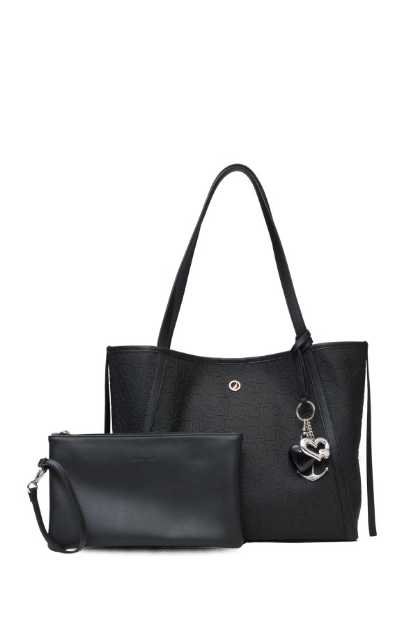 NAUTICA SİYAH KADIN OMUZ ÇANTASI 