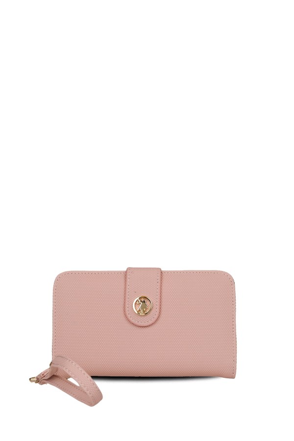 U.S. POLO ASSN. PEMBE KADIN PORTFÖY ÇANTA