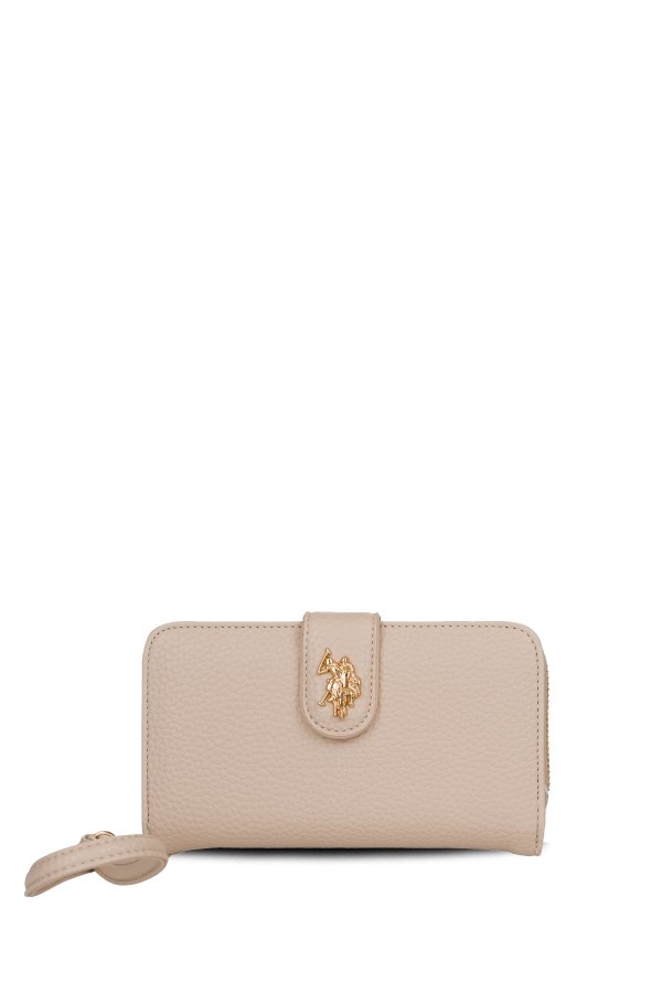 U.S. POLO ASSN. KREM KADIN PORTFÖY ÇANTA