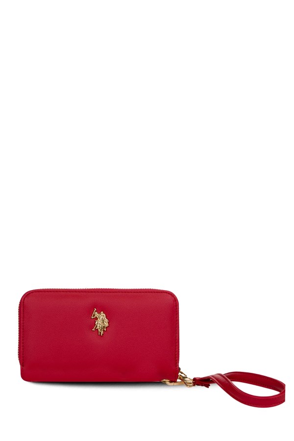 U.S. POLO ASSN. KIRMIZI KADIN PORTFÖY ÇANTA