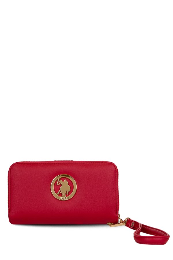 U.S. POLO ASSN. KIRMIZI KADIN PORTFÖY ÇANTA