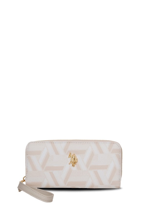 U.S. POLO ASSN. KREM KADIN PORTFÖY ÇANTA