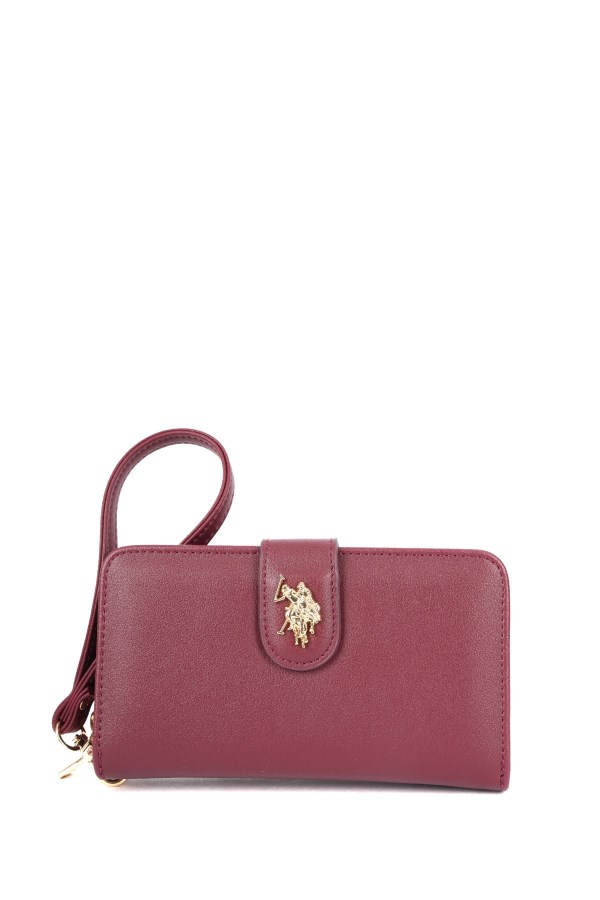 U.S. POLO ASSN. BORDO KADIN PORTFÖY ÇANTA