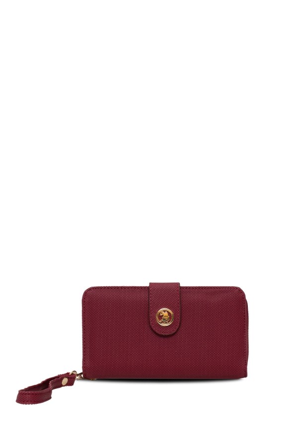 U.S. POLO ASSN. BORDO KADIN PORTFÖY ÇANTA