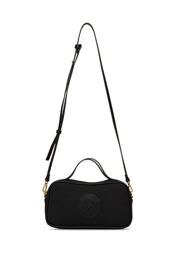 U.S. POLO ASSN. SİYAH KADIN POSTACI ÇANTASI 