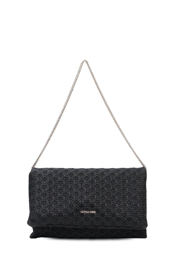 U.S. POLO ASSN. SİYAH KADIN POSTACI ÇANTASI 