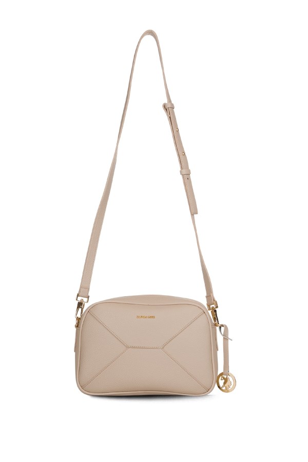 U.S. POLO ASSN. KREM KADIN POSTACI ÇANTASI