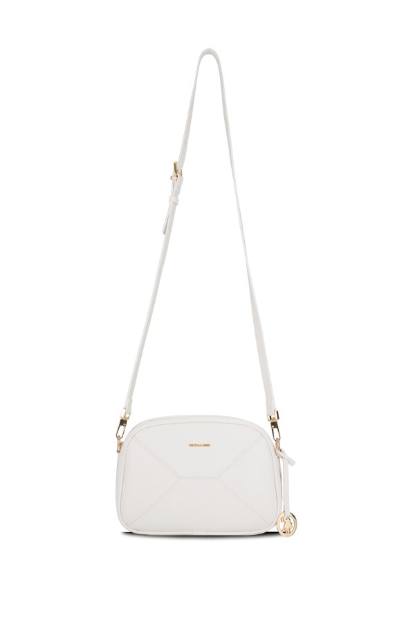 U.S. POLO ASSN. BEYAZ KADIN POSTACI ÇANTASI