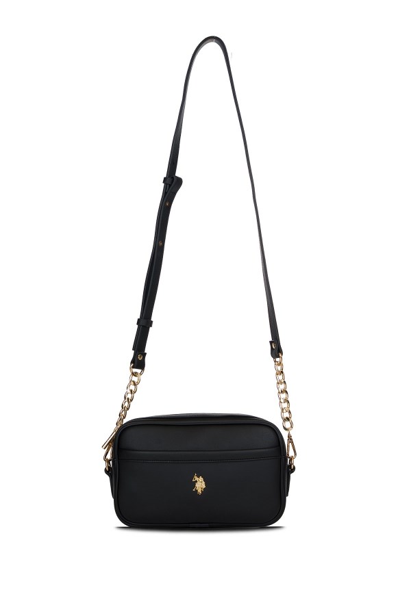 U.S. POLO ASSN. SİYAH KADIN POSTACI ÇANTASI
