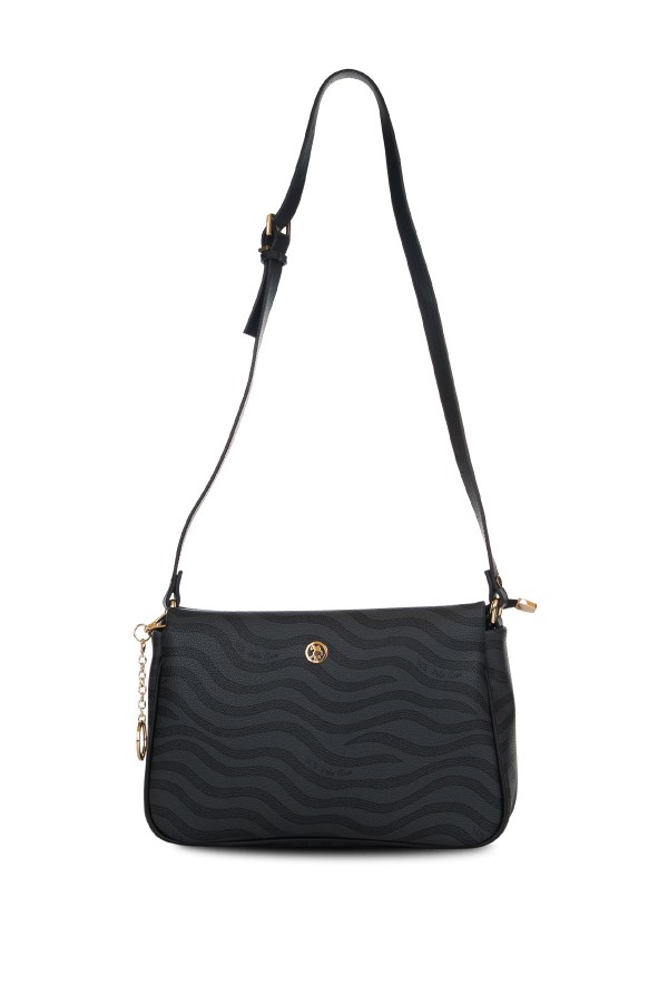 U.S. POLO ASSN. SİYAH KADIN POSTACI ÇANTASI