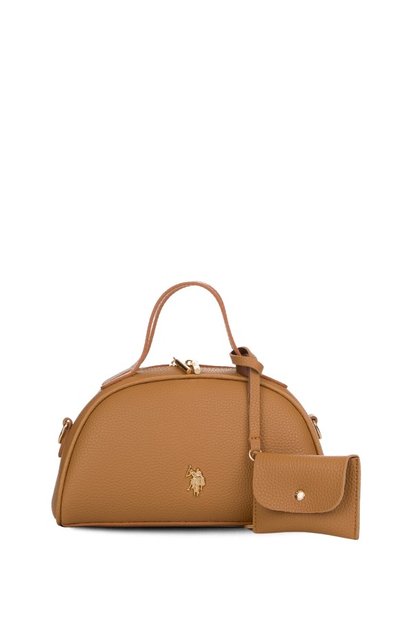 U.S. POLO ASSN. CAMEL KADIN POSTACI ÇANTASI