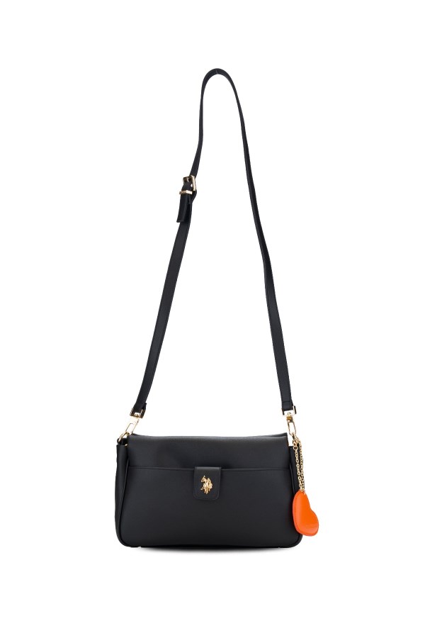 U.S. POLO ASSN. SİYAH KADIN POSTACI ÇANTASI