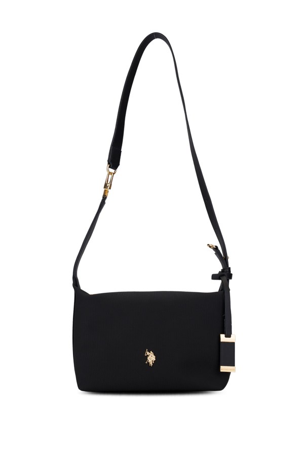 U.S. POLO ASSN. SİYAH KADIN POSTACI ÇANTASI