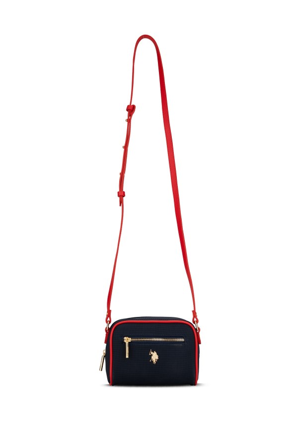 U.S. POLO ASSN. LACİVERT KADIN POSTACI ÇANTASI