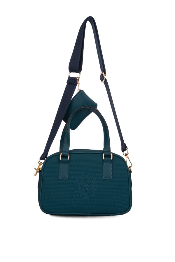 U.S. POLO ASSN. TURKUAZ KADIN POSTACI ÇANTASI