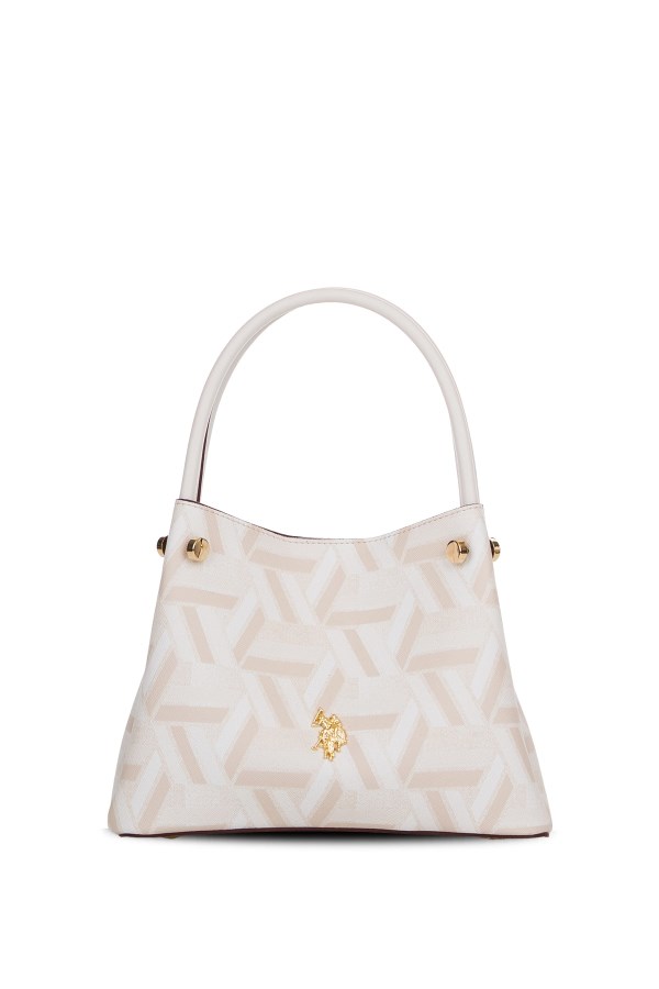 U.S. POLO ASSN. KREM KADIN POSTACI ÇANTASI