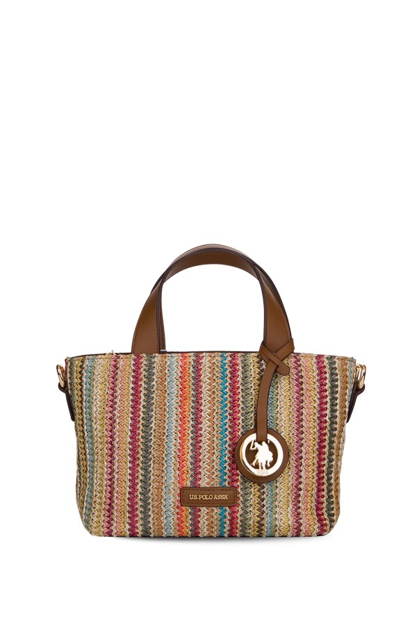 U.S. POLO ASSN. TURUNCU-TABA KADIN POSTACI ÇANTASI