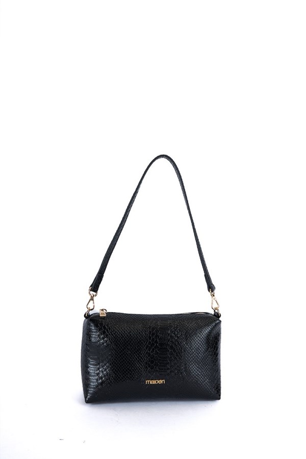 MAIDEN SİYAH KADIN POSTACI ÇANTASI