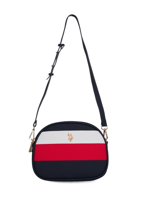 U.S. POLO ASSN. LACİVERT KADIN POSTACI ÇANTASI 