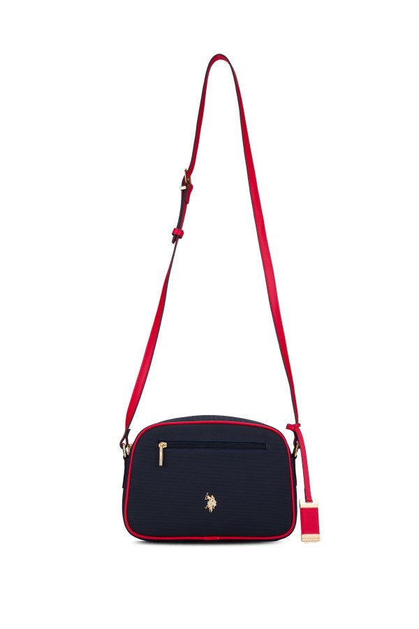 U.S. POLO ASSN. LACİVERT KADIN POSTACI ÇANTASI 