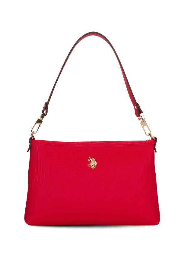 U.S. POLO ASSN. KIRMIZI KADIN POSTACI ÇANTASI 