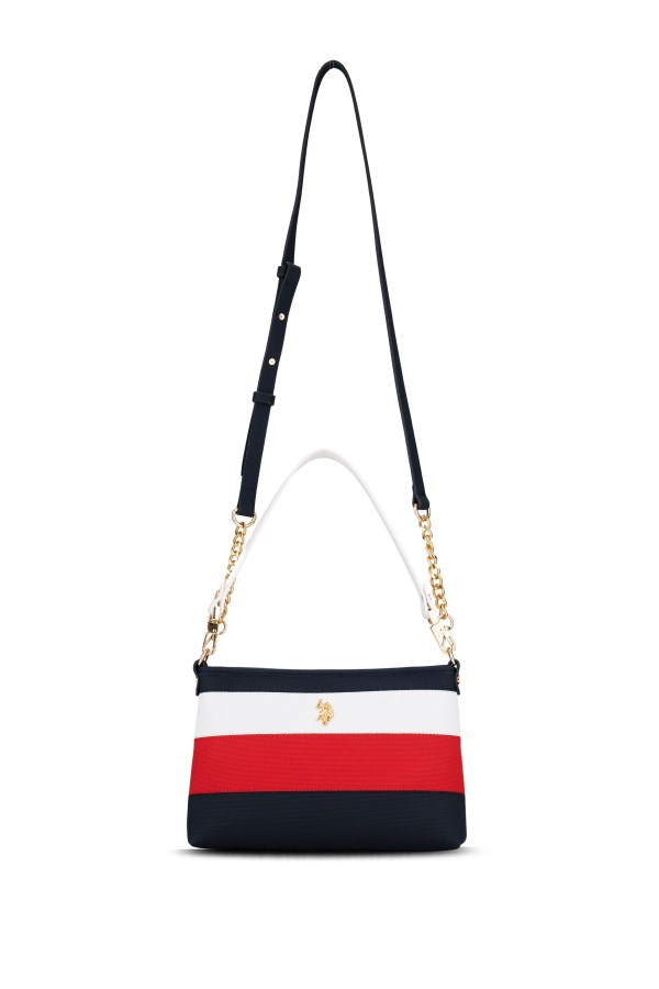 U.S. POLO ASSN. LACİVERT KADIN POSTACI ÇANTASI 