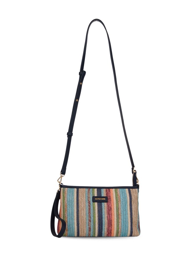 U.S. POLO ASSN. LACİVERT KADIN POSTACI ÇANTASI 