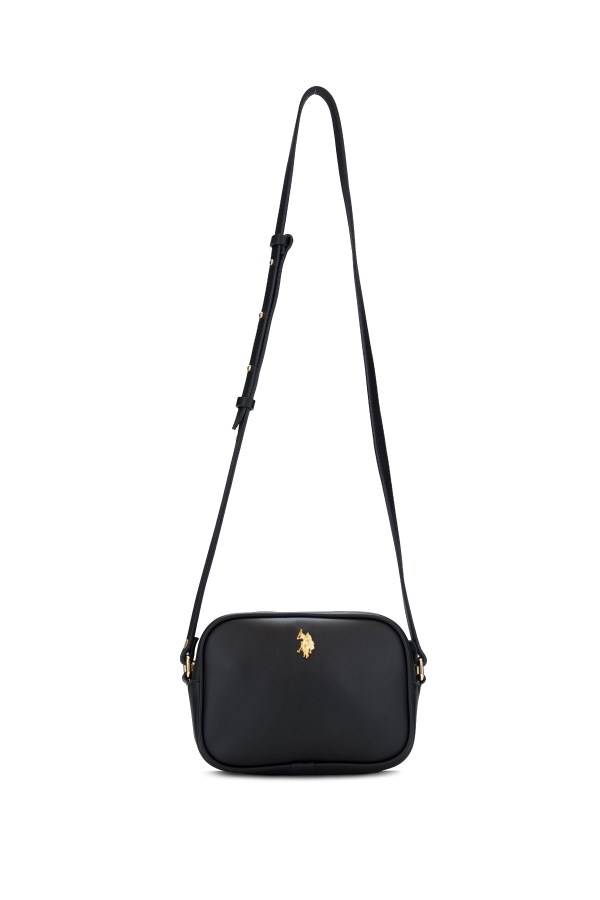 U.S. POLO ASSN. SİYAH KADIN POSTACI ÇANTASI 