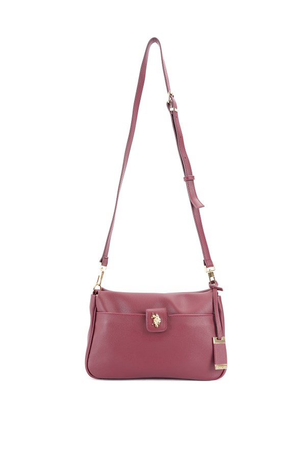 U.S. POLO ASSN. BORDO KADIN POSTACI ÇANTASI 