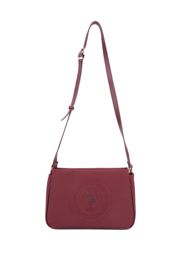 U.S. POLO ASSN. BORDO KADIN POSTACI ÇANTASI