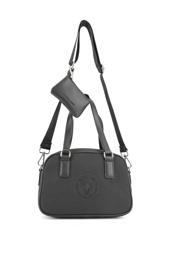 U.S. POLO ASSN. SİYAH KADIN POSTACI ÇANTASI 