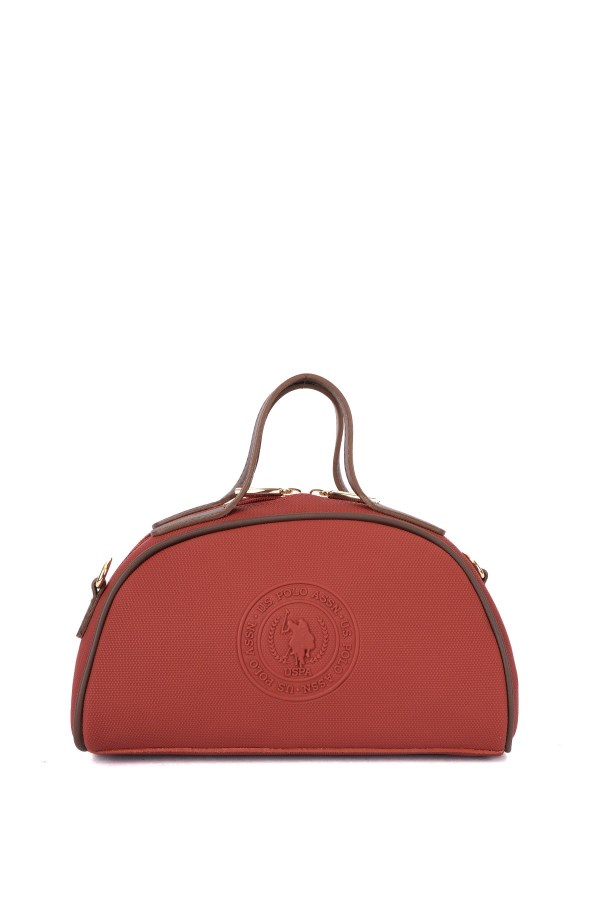 U.S. POLO ASSN. KIREMIT-KAHVE KADIN POSTACI ÇANTASI