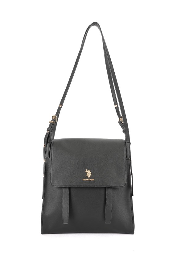 U.S. POLO ASSN. SİYAH KADIN POSTACI ÇANTASI