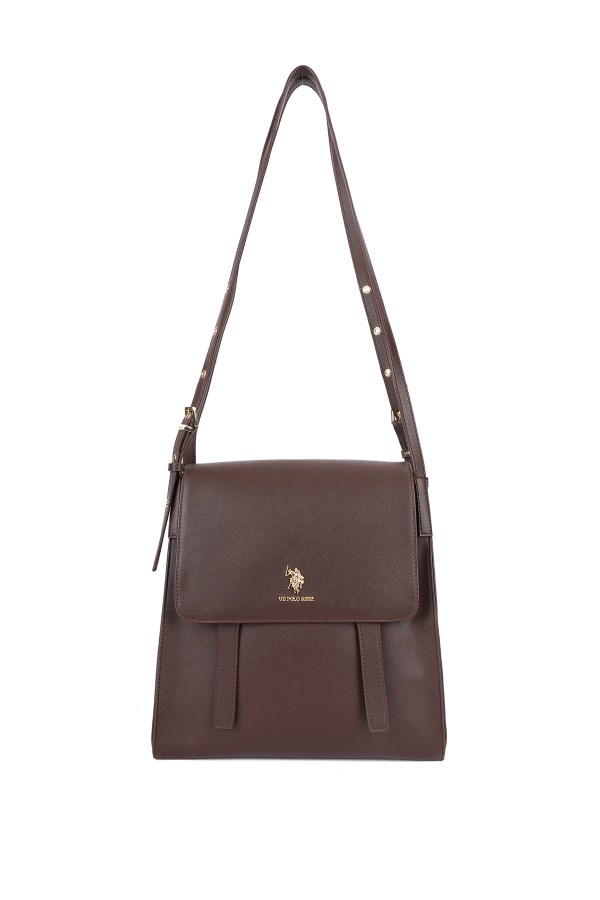 U.S. POLO ASSN. KAHVERENGİ KADIN POSTACI ÇANTASI