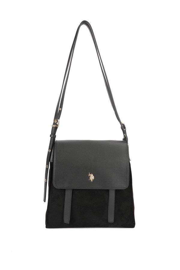 U.S. POLO ASSN. SİYAH KADIN POSTACI ÇANTASI