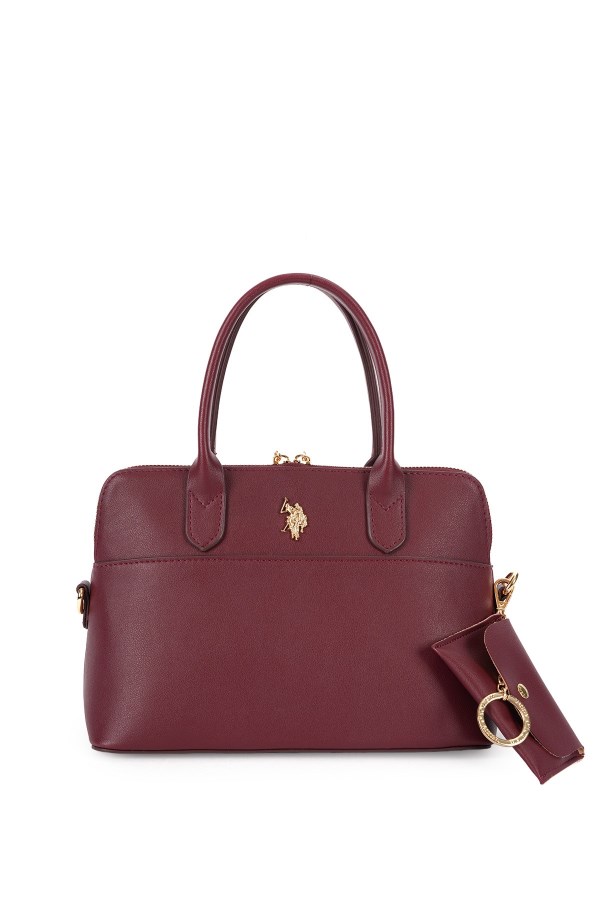 U.S. POLO ASSN. BORDO KADIN POSTACI ÇANTASI 