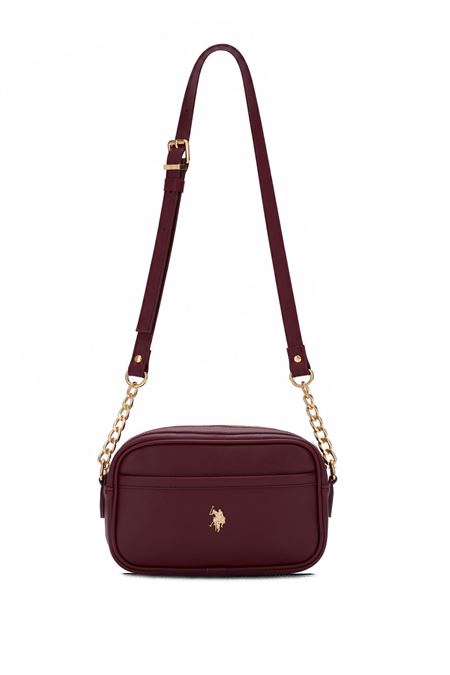 U.S. POLO ASSN. BORDO KADIN POSTACI ÇANTASI 