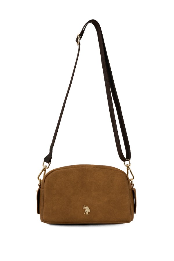 U.S. POLO ASSN. CAMEL KADIN POSTACI ÇANTASI 