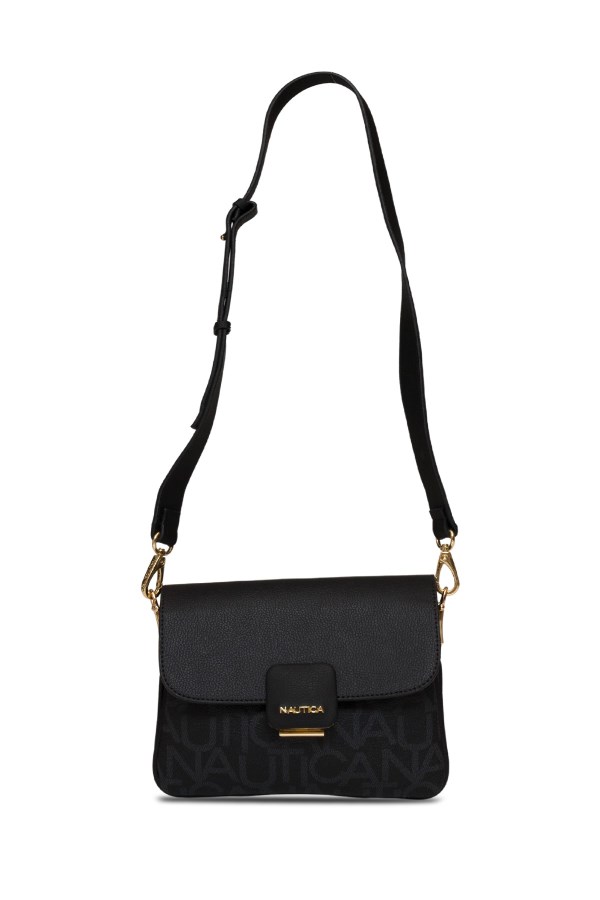 NAUTICA SİYAH KADIN POSTACI ÇANTASI