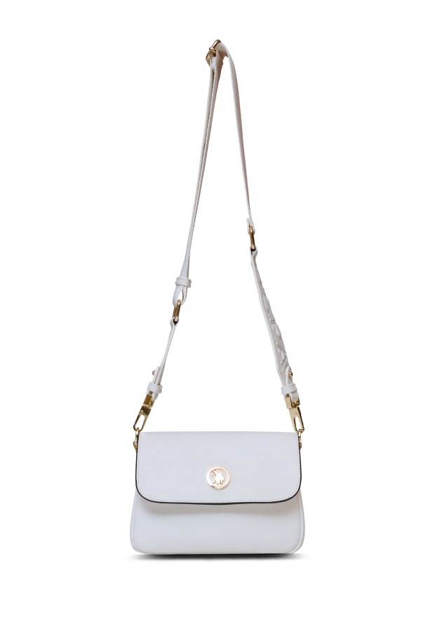 U.S. POLO ASSN. BEYAZ KADIN POSTACI ÇANTASI