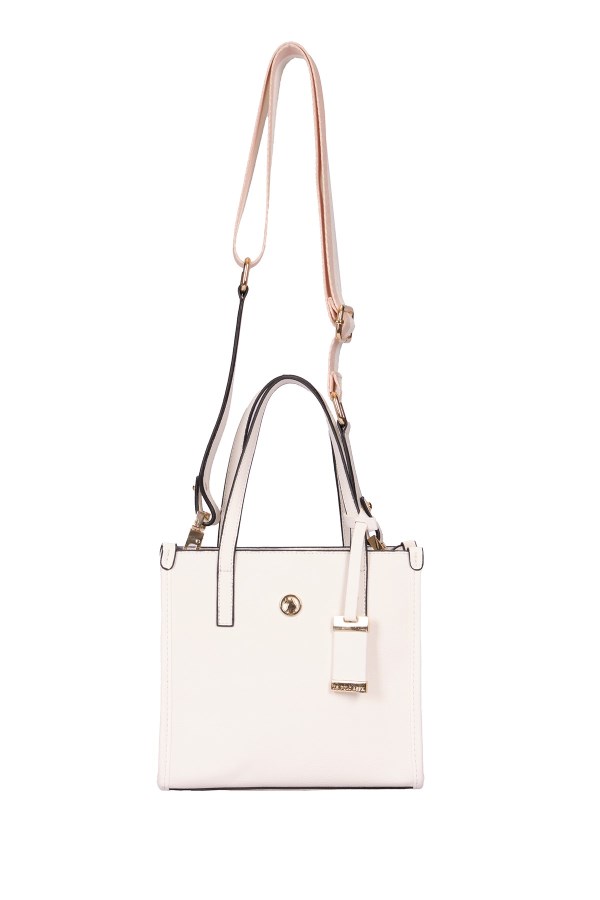 U.S. POLO ASSN. BEYAZ KADIN POSTACI ÇANTASI