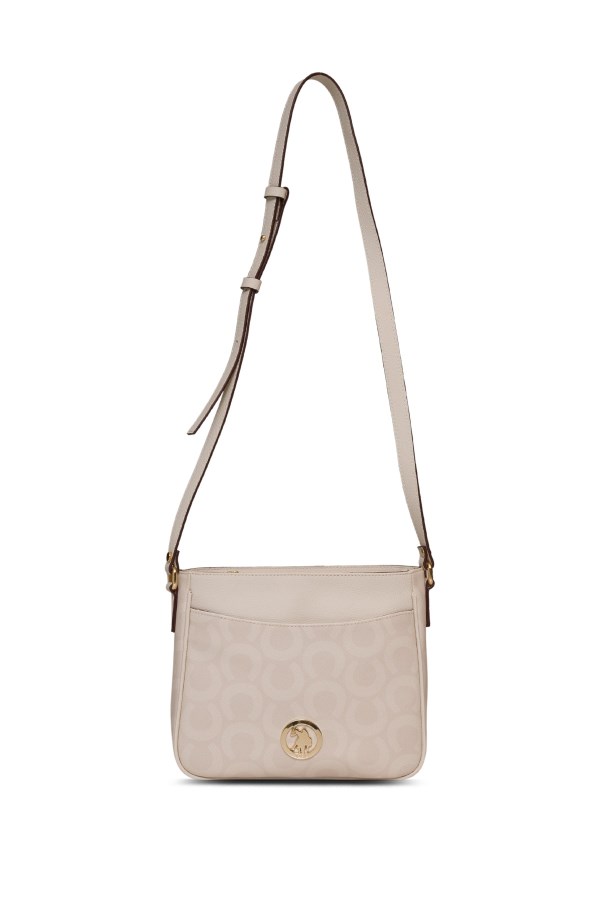 U.S. POLO ASSN. EKRU KADIN POSTACI ÇANTASI