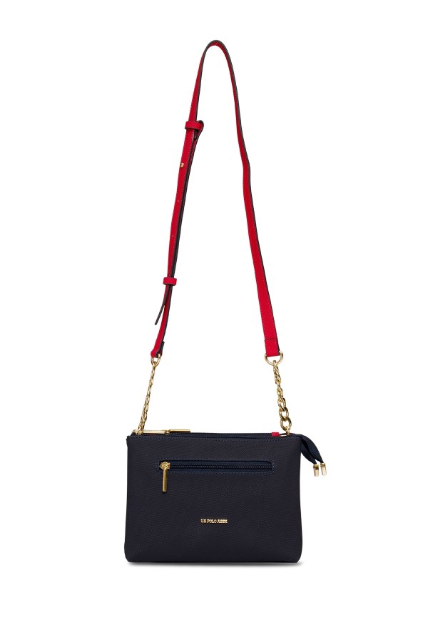 U.S. POLO ASSN. LACİVERT KADIN POSTACI ÇANTASI