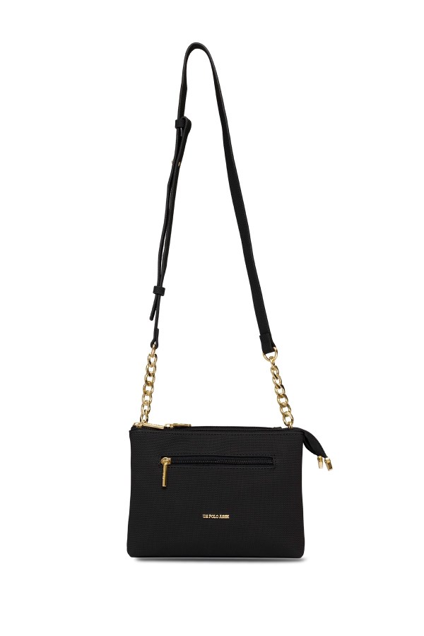 U.S. POLO ASSN. SİYAH KADIN POSTACI ÇANTASI